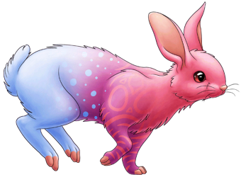 Faded Egg Rabbit | Xanje