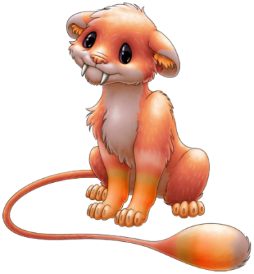 Orange Rainbow Fox Sabretooth Nyari | Xanje