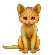 Autumn Pumpkin Shorthaired Cat | Xanje