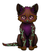 Jack-o'-lantern Pumpkin Shorthaired Cat | Xanje
