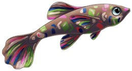 Opalized Wood Zoomi Fish | Xanje